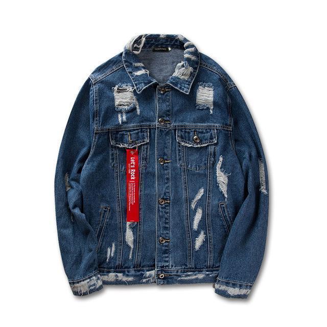 Ripped Denim Jacket