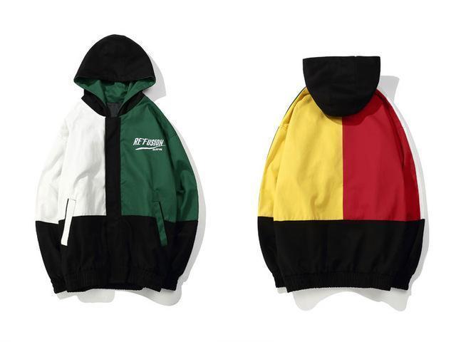 Hip Hop Casual Full Zip